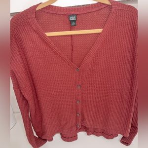 Wild Fable Long Sleeve Waffle Top
